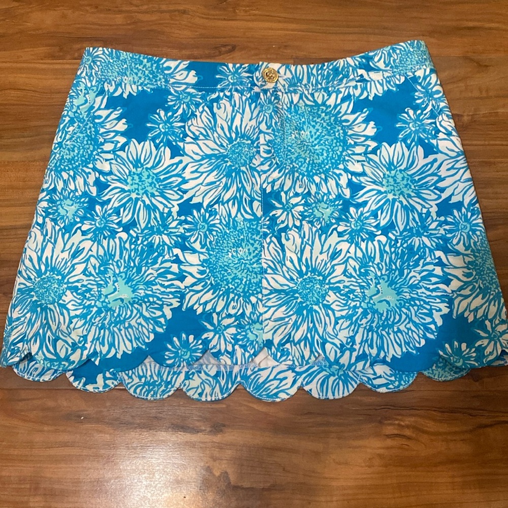 Lilly Pulitzer Blue & White Colette Skort- NWT